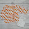 Orange Cotton Printed