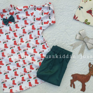 Christmas Theme Printed Shirt And Pant