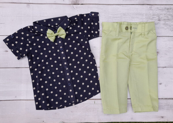 Navy-Blue-Polko-Dots-Shirt-And-Pant