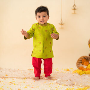 Green Sherwani And Pant