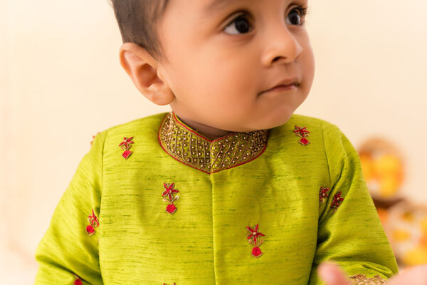 Green Sherwani And Pant